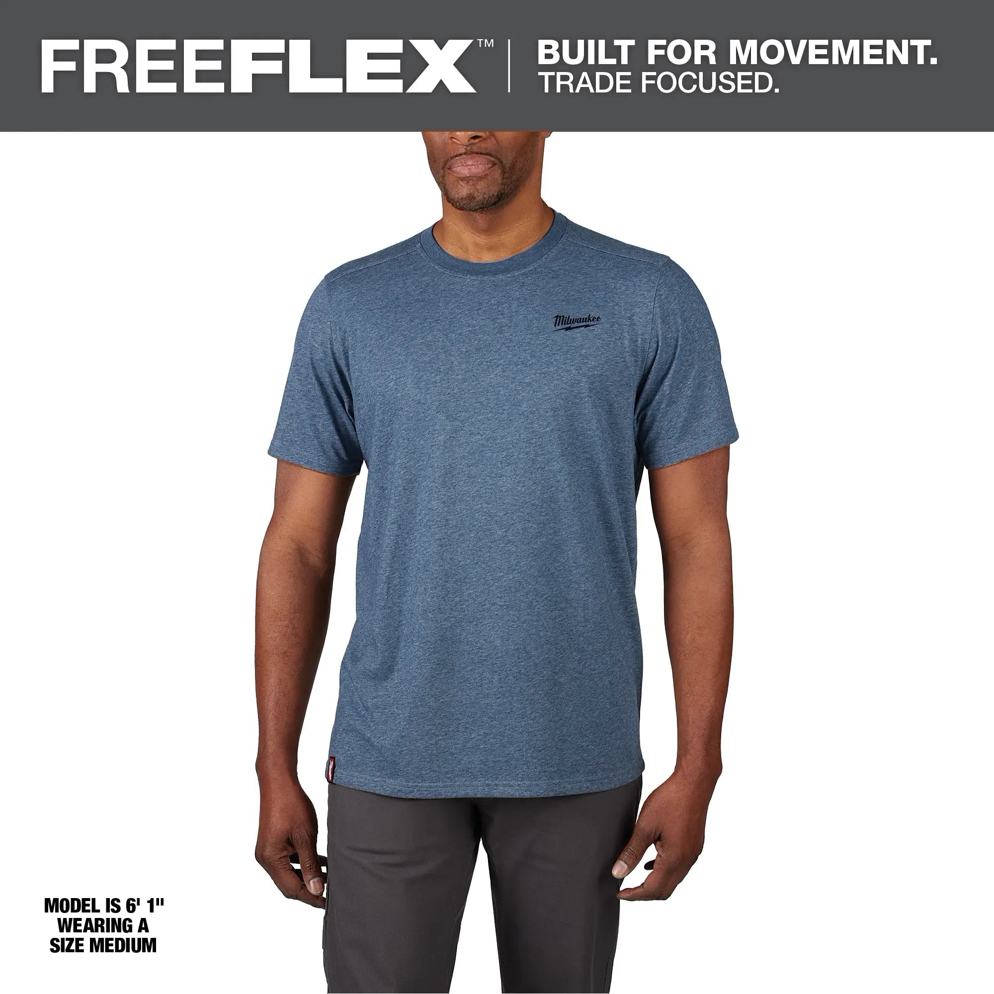 Milwaukee 603 FREEFLEX™ Hybrid Work Tee - Short Sleeve