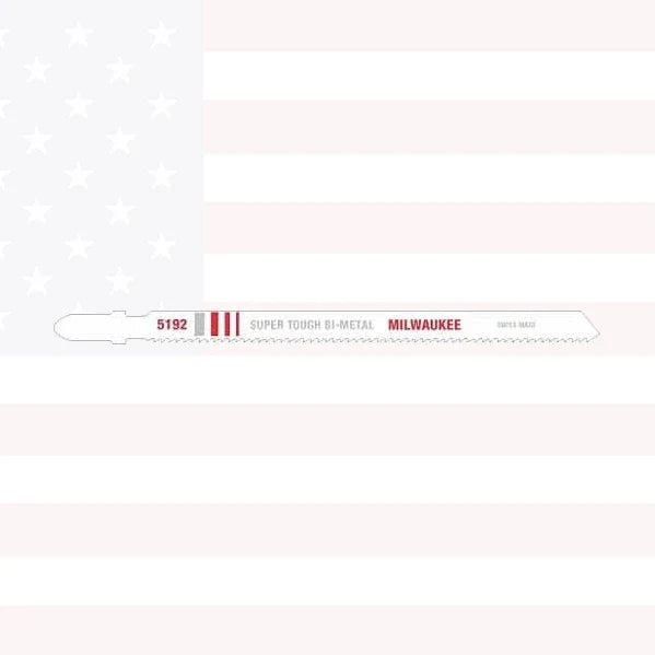 Milwaukee 48-42-5192 5-1/4" 14TPI T-Shank Metal Cutting Bi-Metal Jig Saw Blades
