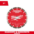 Milwaukee 49-93-9307 7" Segmented Masonry & Concrete Diamond Blade
