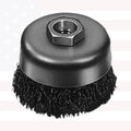 Milwaukee 48-52-5065 3-1/2" Crimped Wire Cup Brush- Carbon Steel