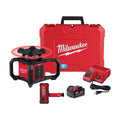 Milwaukee 3701-21 M18™ Red Exterior Rotary Laser Level Kit w/ Receiver