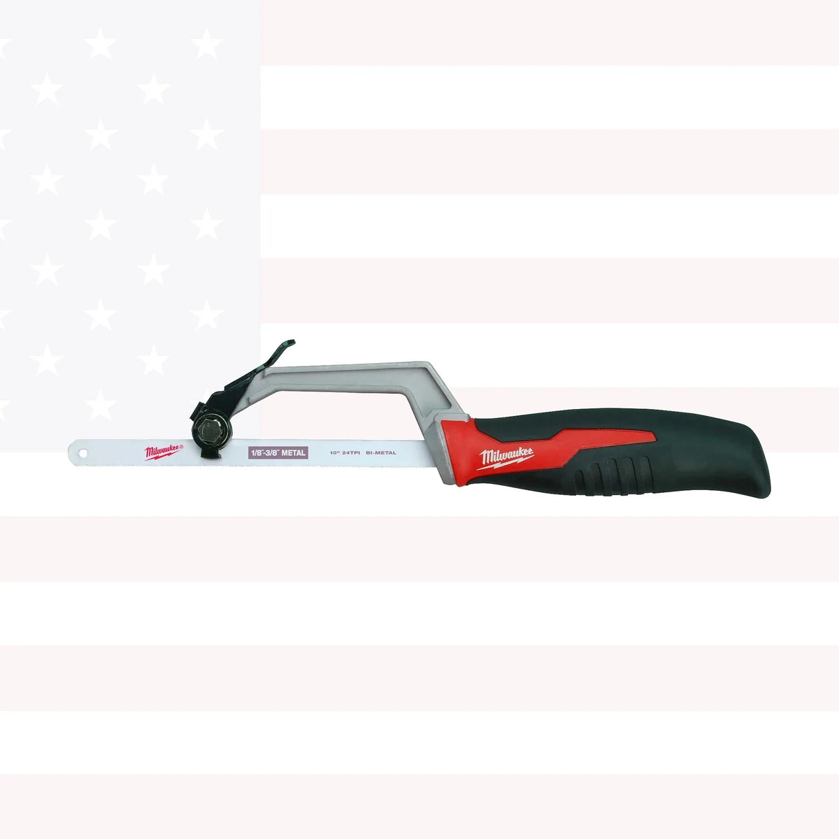 Milwaukee 48-22-0012 Compact Hack Saw with 10 in. 24 TPI Bi-Metal Blade