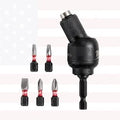 Milwaukee 48-32-2300 SHOCKWAVE IMPACT DUTY 30 Degree Knuckle Bit Holder Set 6pc