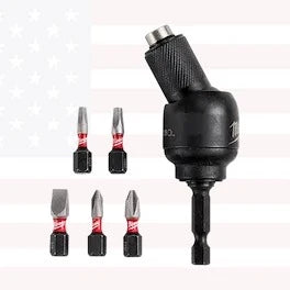 Milwaukee 48-32-2300 SHOCKWAVE IMPACT DUTY 30 Degree Knuckle Bit Holder Set 6pc