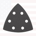 Milwaukee 49-25-2180 3-1/2 in. 180-Grit Sandpaper for Oscillating Multi-Tool 6PK