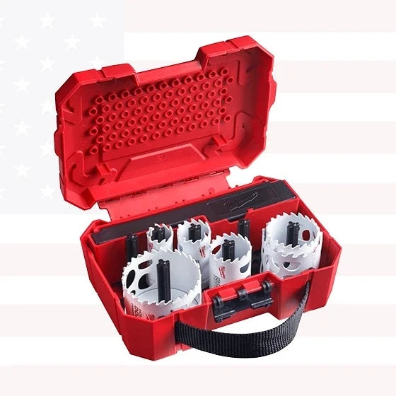 Milwaukee 49-22-3084 10PC HOLE DOZER with Carbide Teeth Electrician Hole Saw Kit