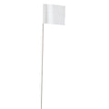 Empire 78-006 White Plastic/Wire Flag Stakes - 3.5" Length - 2.5" Wide