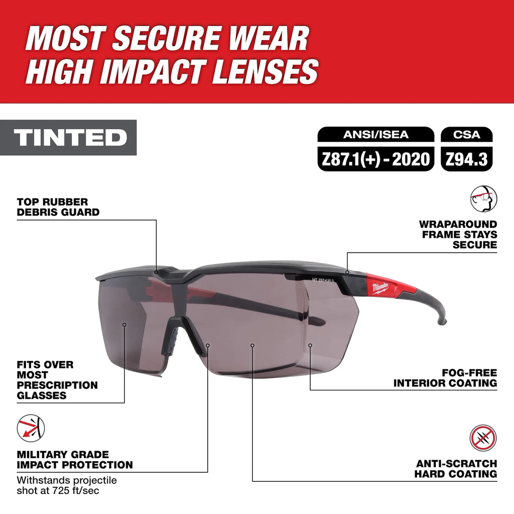 Milwaukee 48-73-2075 Tinted Safety Over Glasses