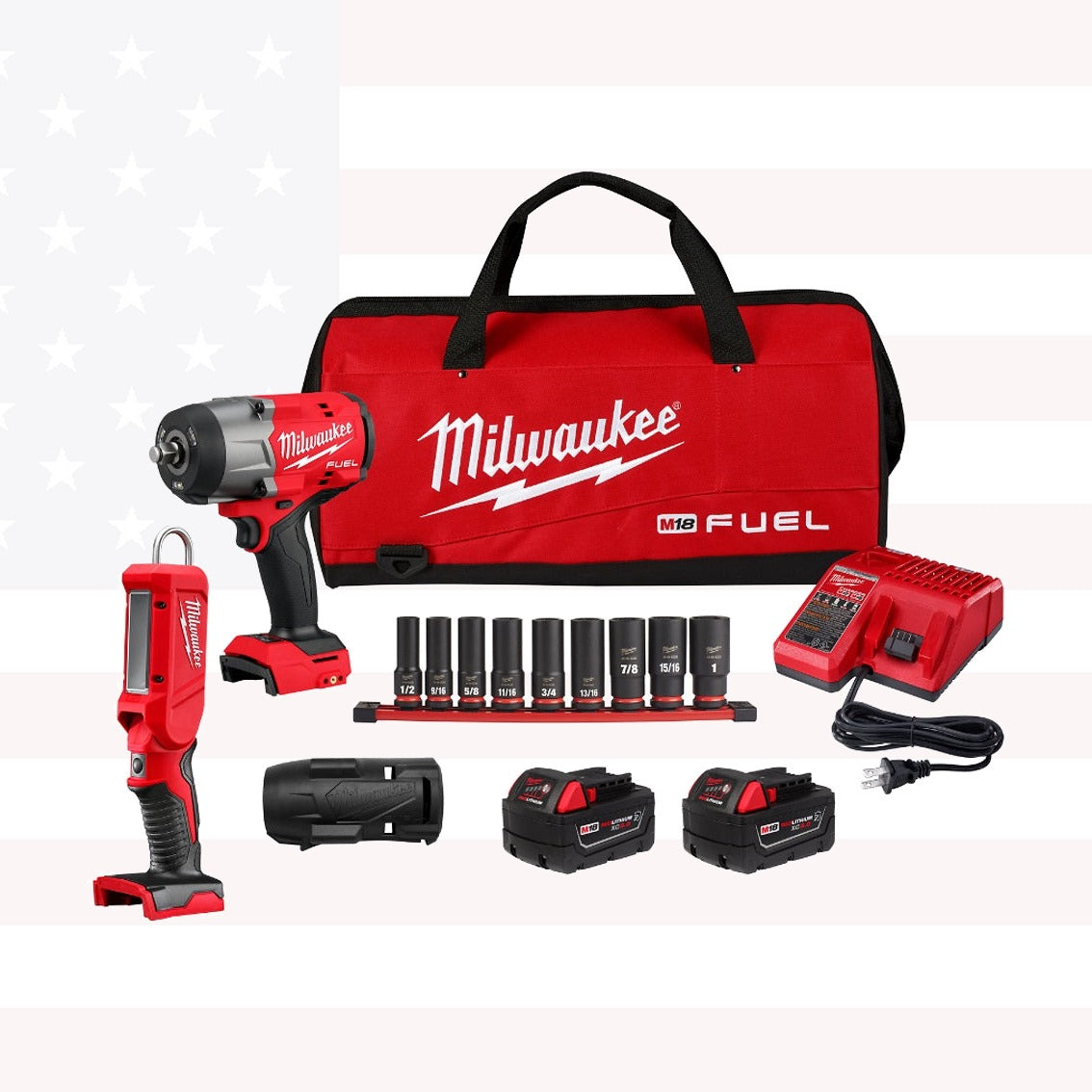 Milwaukee 2967-22S2 M18 FUEL 1/2in. High Torque Impact Wrench