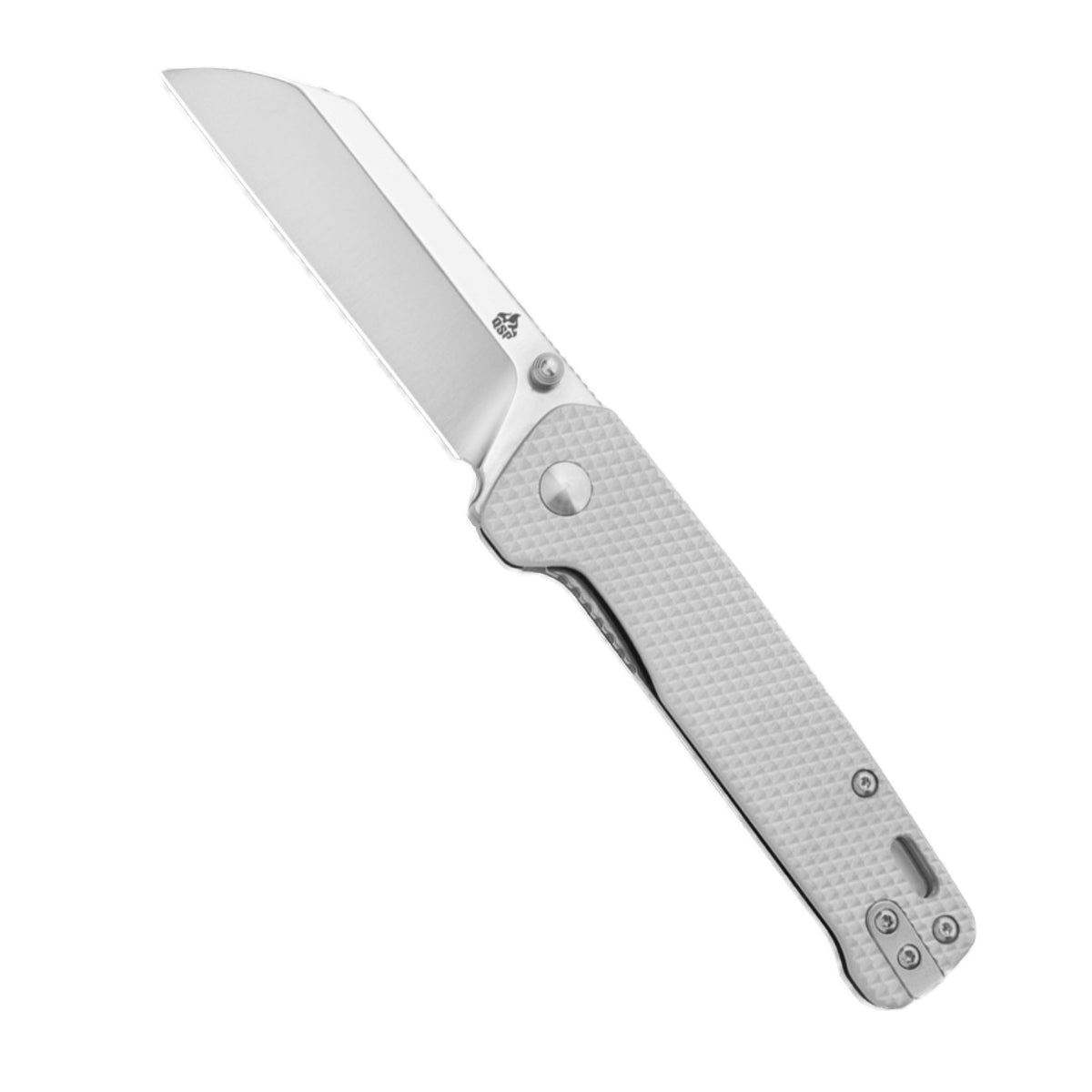QSP Penguin Liner Lock Knife Blasted Diamond Aluminum (3" Black S90V)