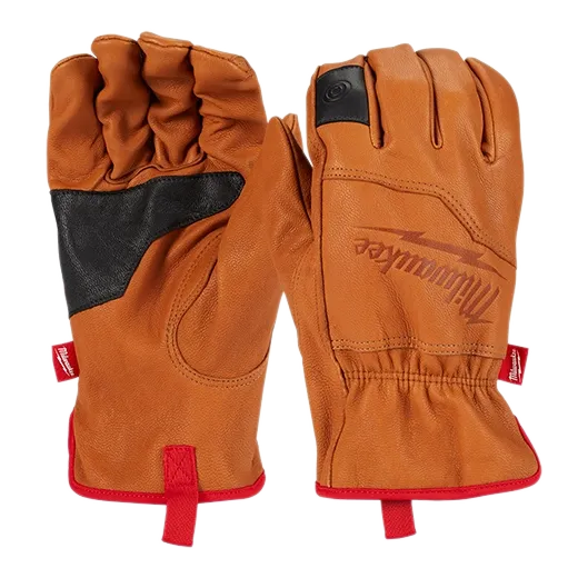 Milwaukee 48-73-0011D 6PC Goatskin Leather Gloves - M
