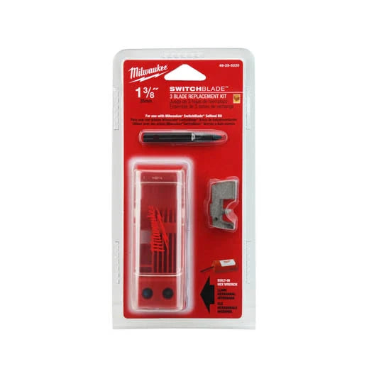 Milwaukee 48-25-5220 SWITCHBLADE™ 3 Blade Replacement 1-3/8" Kit