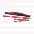 Milwaukee MLBXC48 10 in./24 in./48 in. REDSTICK Box & Torpedo Level Set