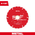 Milwaukee 49-93-7805 4-1/2” STEELHEAD™ Metal Cutting Diamond Blade