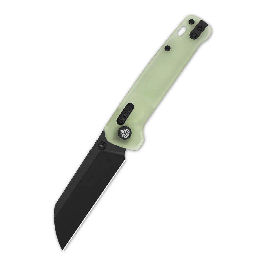 QSP Penguin Glyde Lock Knife Glow-In-The-Dark Resin (3.1" Black SW 14C28N)