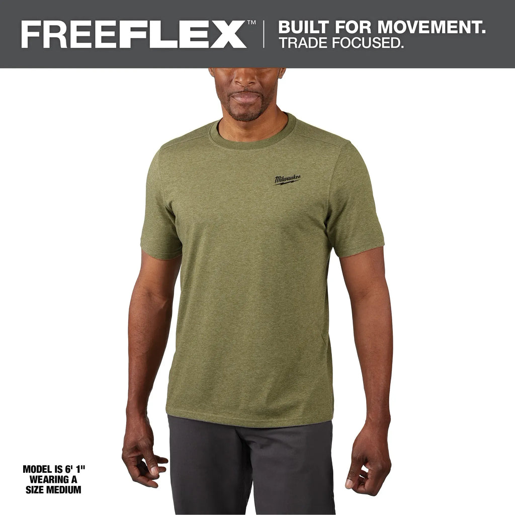 Milwaukee 603 FREEFLEX™ Hybrid Work Tee - Short Sleeve