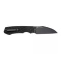 CJRB Kestral Liner Lock Knife Black G-10 (3.3" Black PVD)