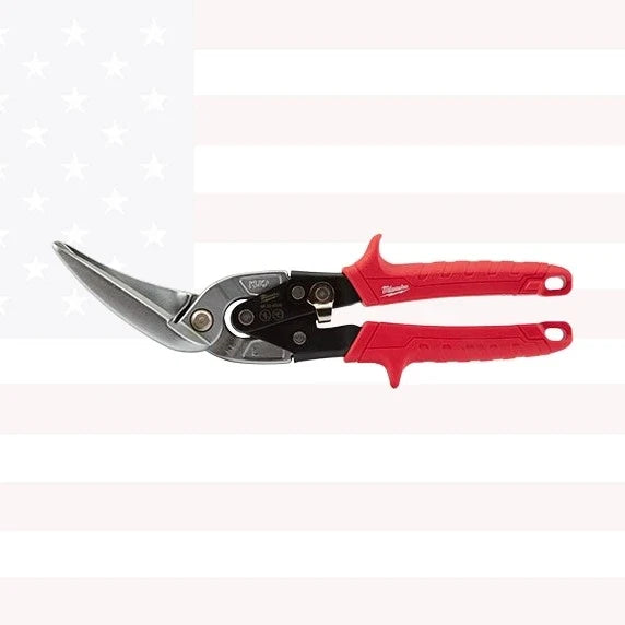 Milwaukee 48-22-4538 Long Cut Offset Left Aviation Snips