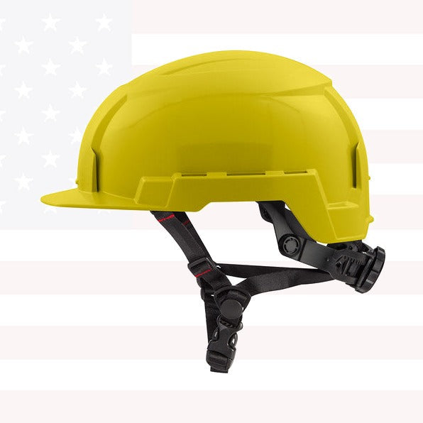 Milwaukee 48-73-1323 BOLT Yellow Front Brim Safety Helmet (USA) - Type 2, Class E