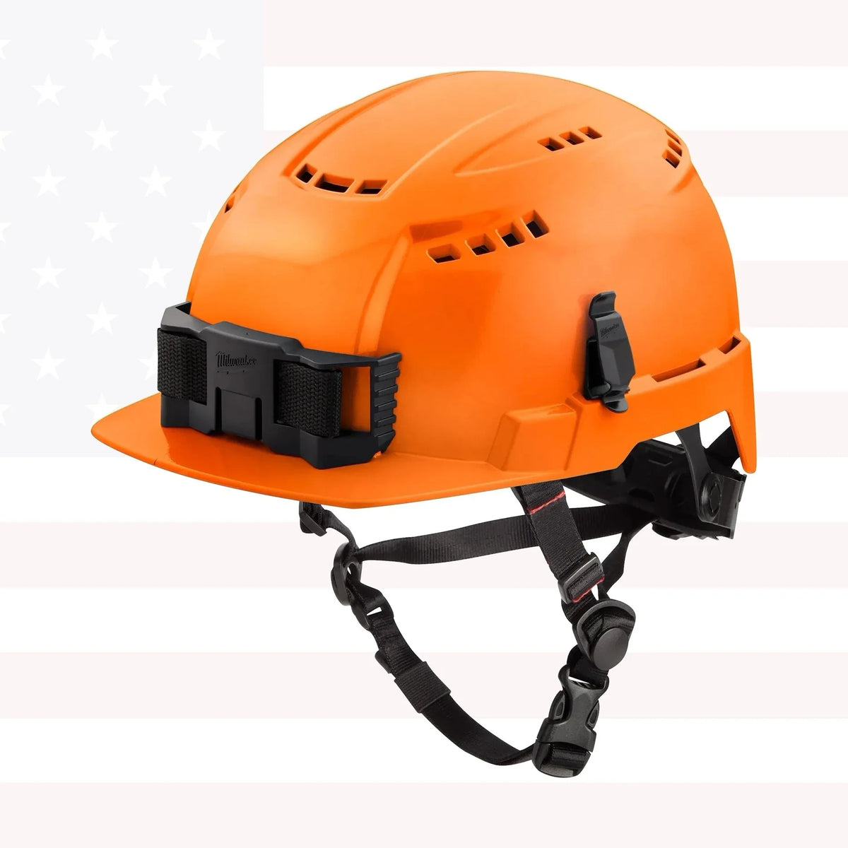 Milwaukee 48-73-1332 BOLT Orange Front Brim Vented Safety Helmet (USA) - Type 2, Class C