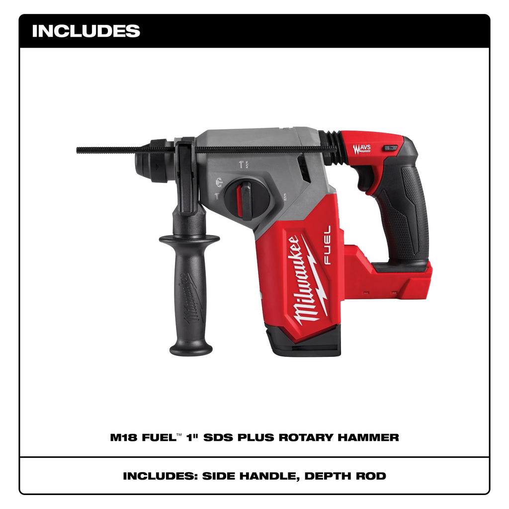 Milwaukee 2912-20 M18 FUEL™ 1" SDS Plus Rotary Hammer