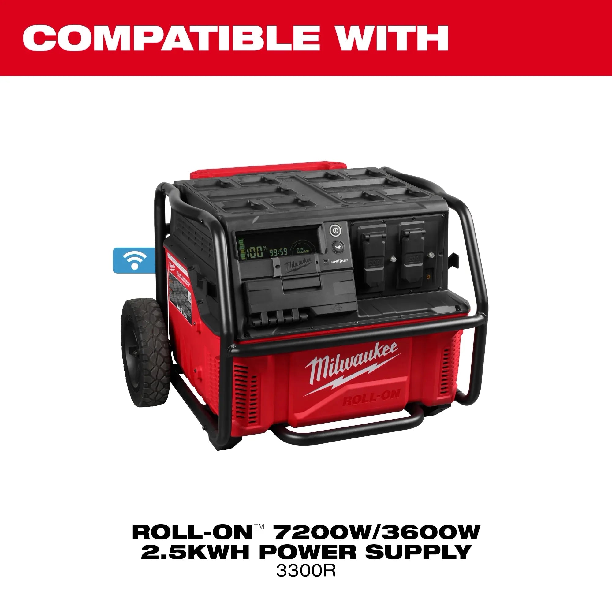 Milwaukee 48-11-3300 ROLL-ON™ 7200W/3600W 2.5kWh Power Supply Cover