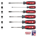 Milwaukee MT200-6 Multi-Bit Screwdriver Set with Cushion Grip (6 Piece)