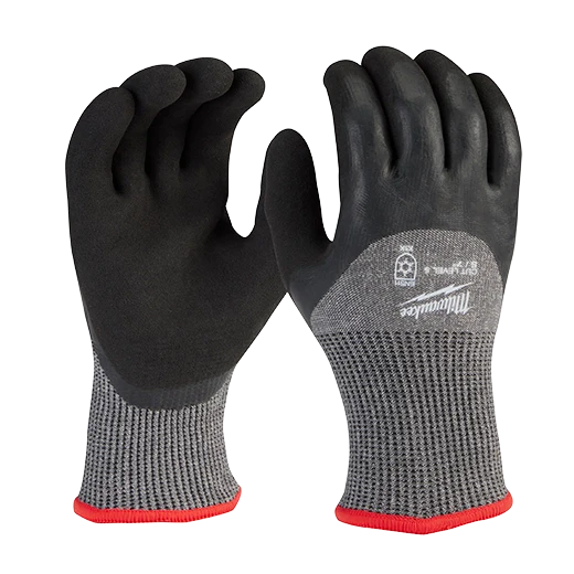 Milwaukee 48-73-7951B 12PC Cut Level 5 Winter Dipped Gloves