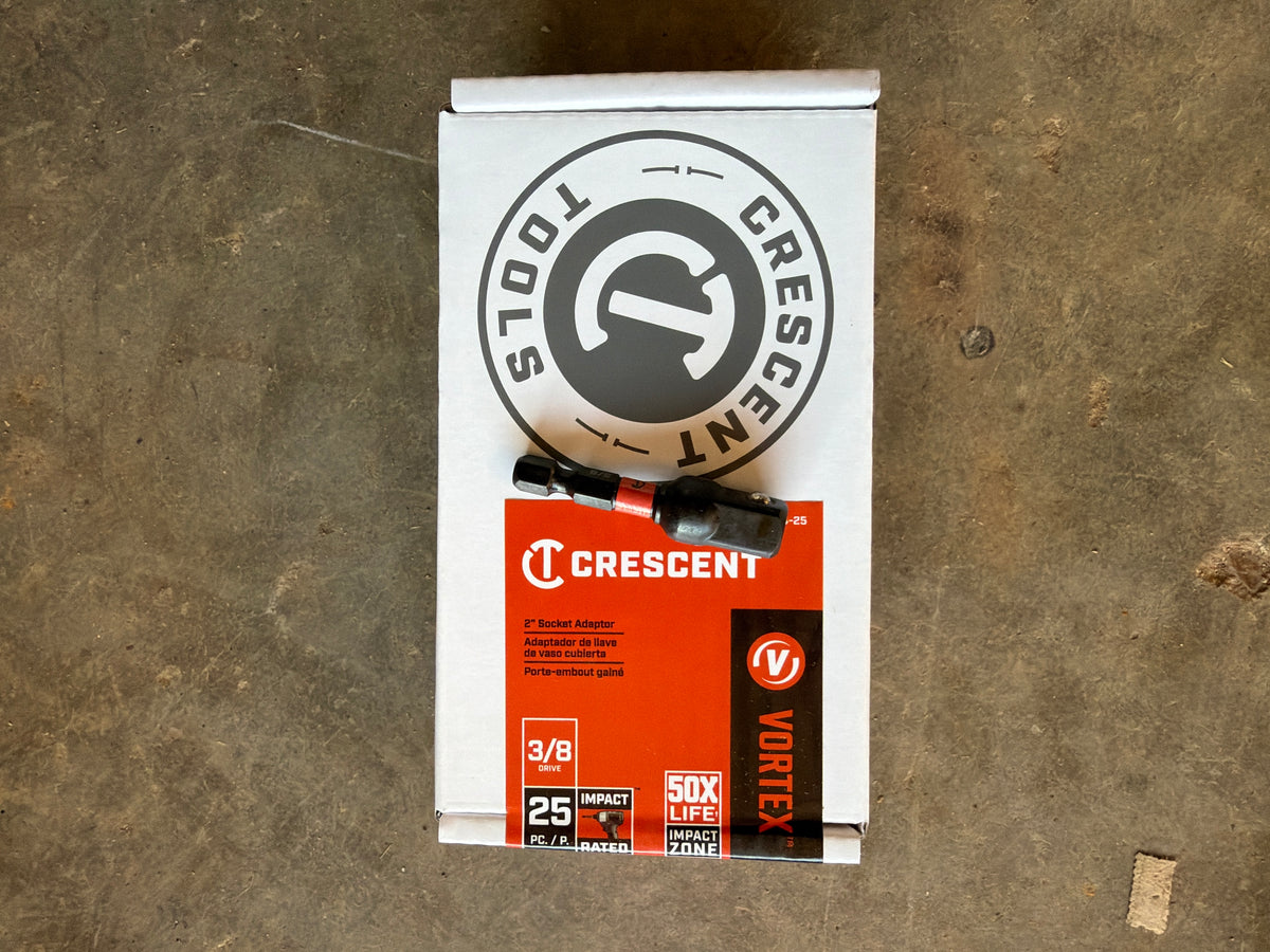Crescent CAVAD224-25 Vortex 3/8" Drive Impact Socket Adapter, 25-Pack – New