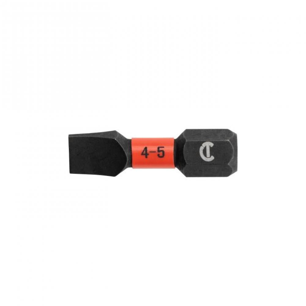 Crescent CAVB1SL4-5-2 Vortex Impact Power Bit, Slotted 4-5 x 1", 2-Pack – New