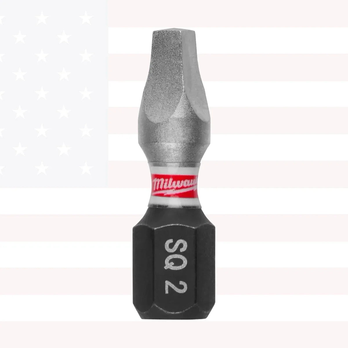 Milwaukee 48-32-4722 SHOCKWAVE Impact Duty 1" Square Recess #2 Insert Bits 25CT