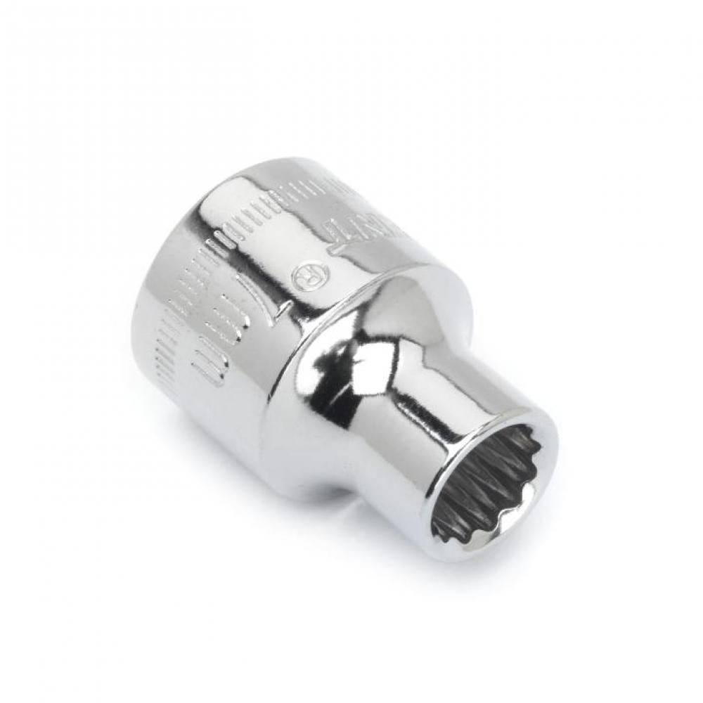CRESCENT 3/8 in Drive 12 Point Metric Standard Socket, 7mm - GW CDS37N