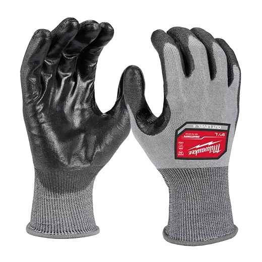 Milwaukee 48-73-8742B Cut Level 4 High-Dexterity Poly Dipped - L (12 Pack)