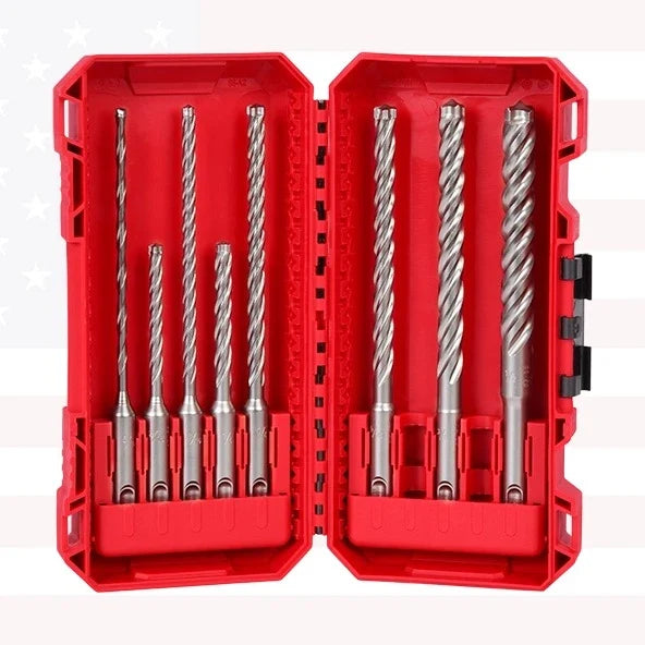 Milwaukee 48-20-7663 8pc. SDS Plus MX4 4-Cutter Drill Bit Kit