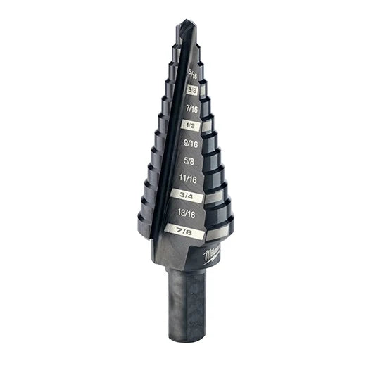 Milwaukee 48-89-9204 3/16 in. - 7/8 in. #4 Black Oxide Step Drill Bit