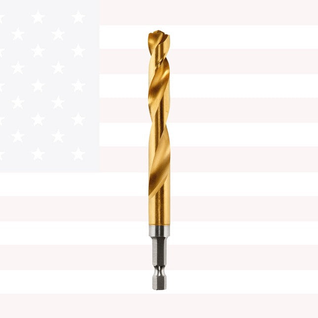Milwaukee 48-89-4624 27/64" SHOCKWAVE Impact Duty RED HELIX Titanium Drill Bit