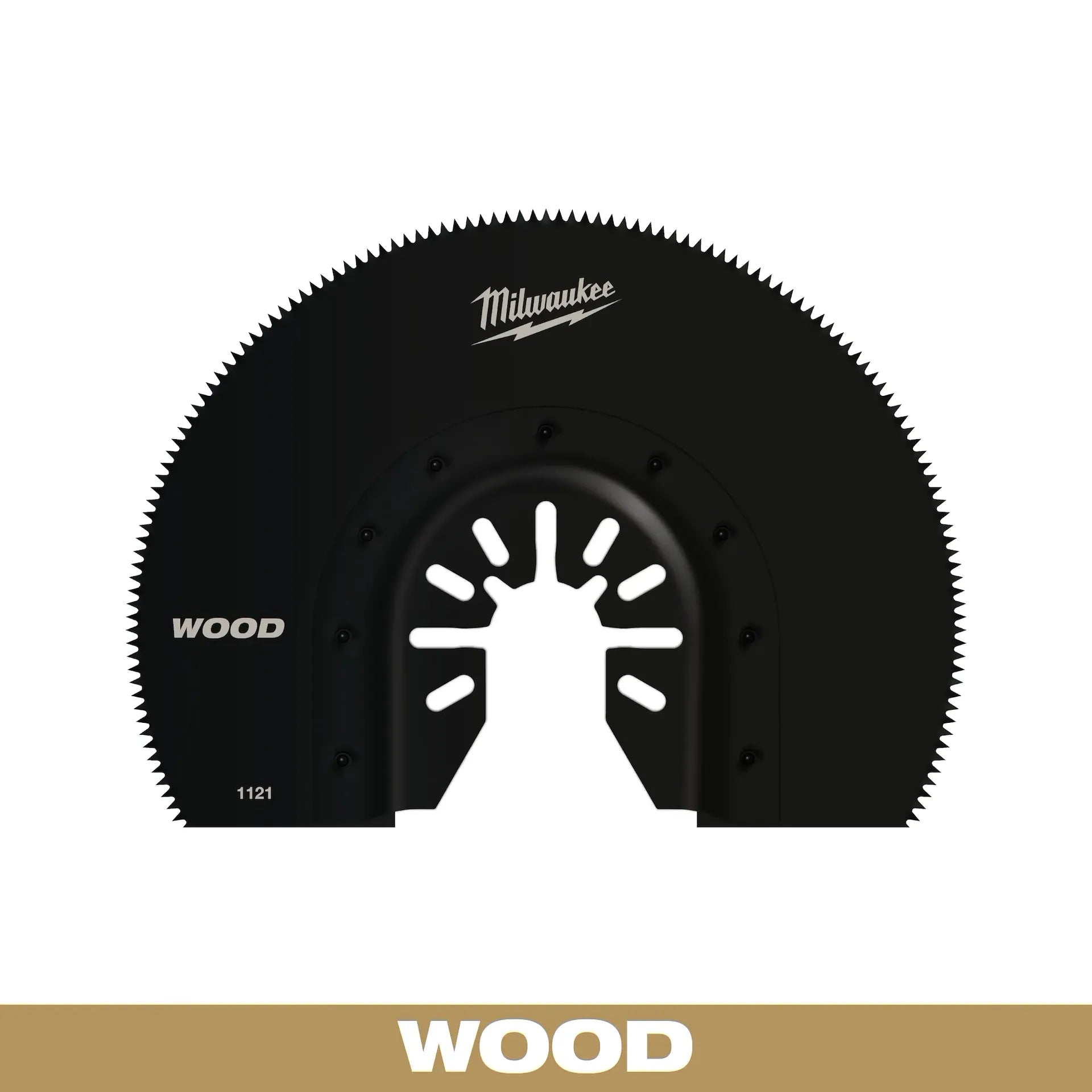 Milwaukee 49-25-1121 OPEN-LOK™ 3-1/2" HCS Wood Segmented Multi-Tool Blade