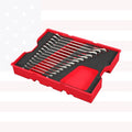 Milwaukee 48-22-0156 15pc. Metric Ratcheting Combination Wrench Set with Tray for PACKOUT Drawers