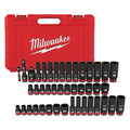 Milwaukee 49-66-7009 43PC Impact 3/8" Drive SAE & Metric Deep 6pt Socket Set