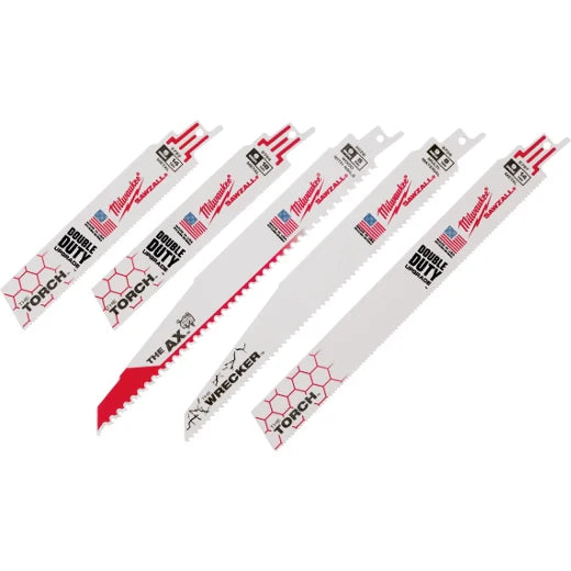 Milwaukee 49-22-1105 SAWZALL® Demolition Blade Set 5 PC