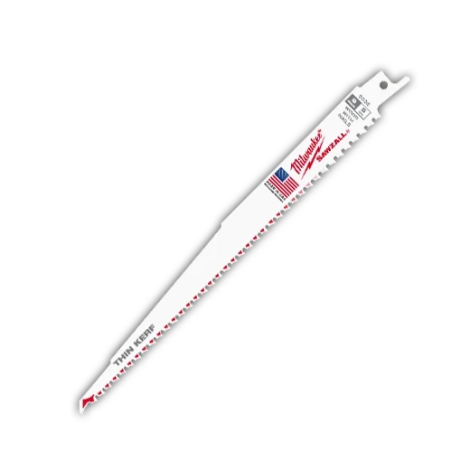 Milwaukee 48-01-7036 9 in. 5 TPI Thin Kerf Sawzall Blades 100CT