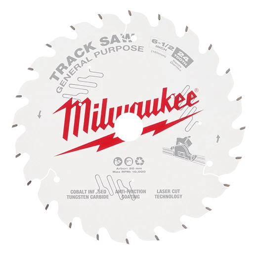 Milwaukee 48-40-0624 6-1/2" 24T General Purpose Track Saw Blade