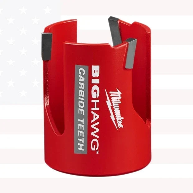 Milwaukee 49-56-9210 2-1/8" Big Hawg with Long Life 10X Larger Carbide Teeth