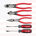 Milwaukee MT500-5 5PC Dipped Grip Cutting Pliers & Cushion Grip Screwdrivers Set