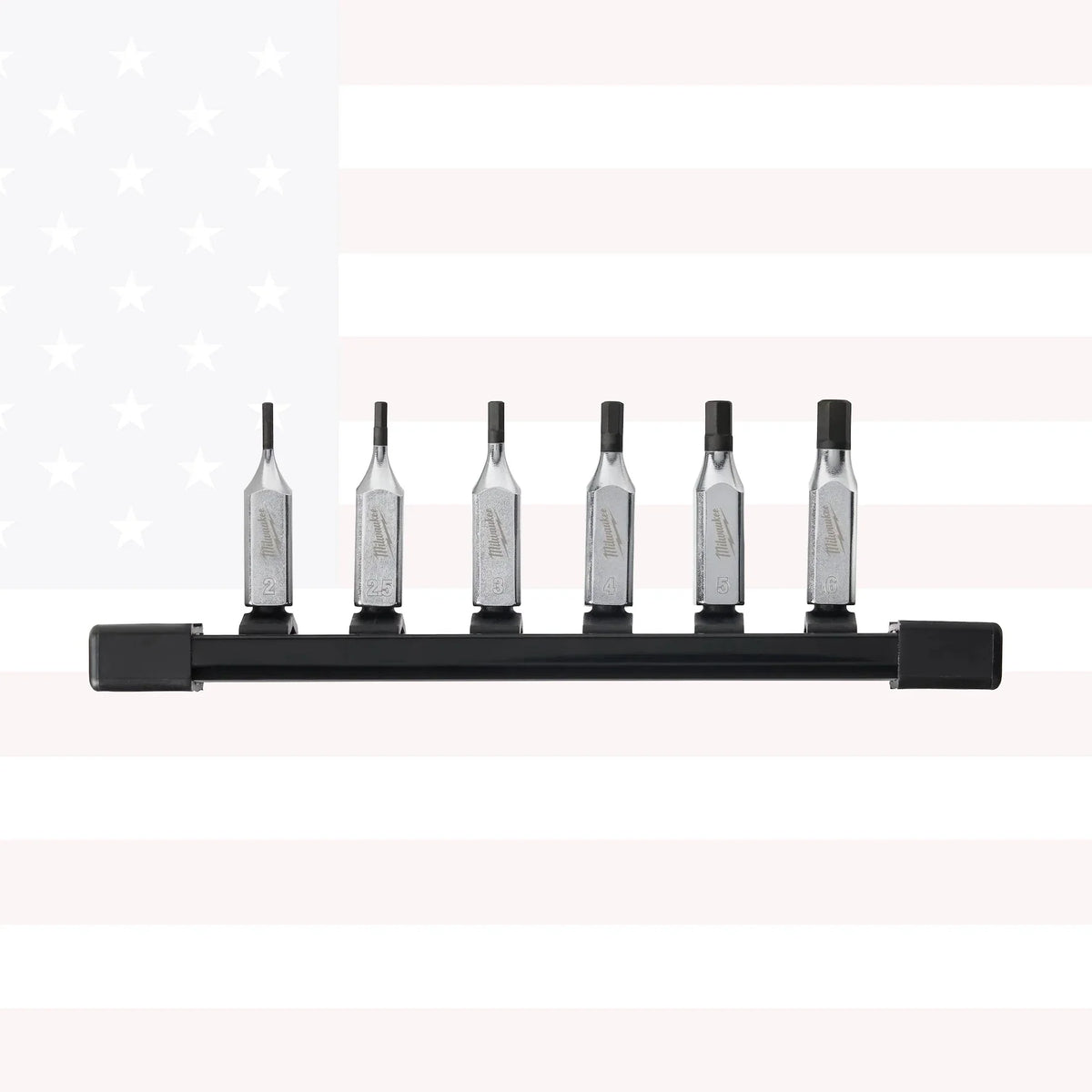 Milwaukee 48-22-9541 6PC 1/4" Drive Hex Bit Socket Set - Metric