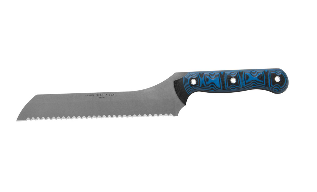 TOPS Knives DCR7-01 Dicer 7 Bread Knife