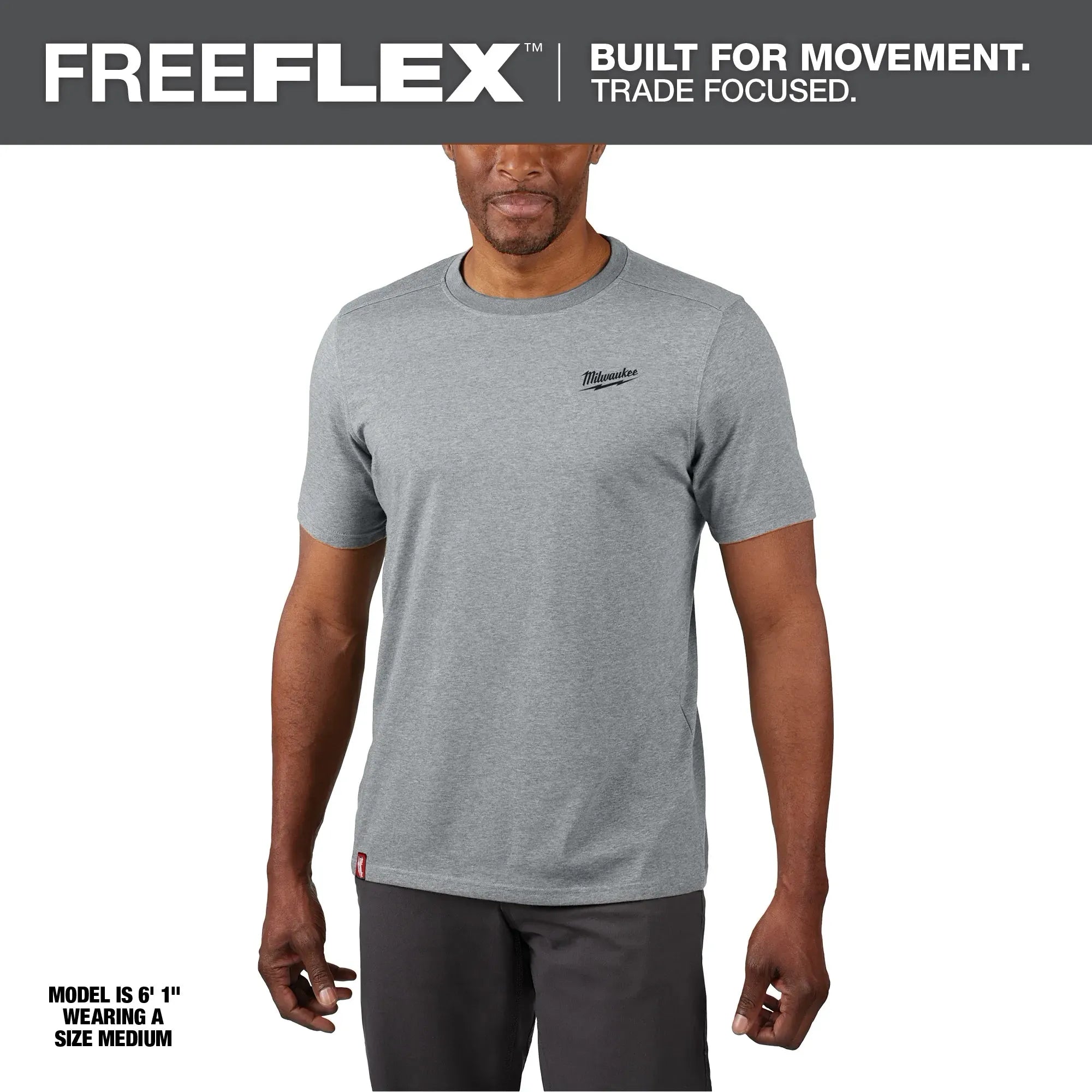 Milwaukee 603 FREEFLEX™ Hybrid Work Tee - Short Sleeve