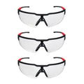 Milwaukee 48-73-2052 3PK Safety Glasses - Clear Anti-Scratch Lenses
