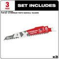 Milwaukee 48-00-5321 3PC THE AX with CARBIDE TEETH 5T 6L
