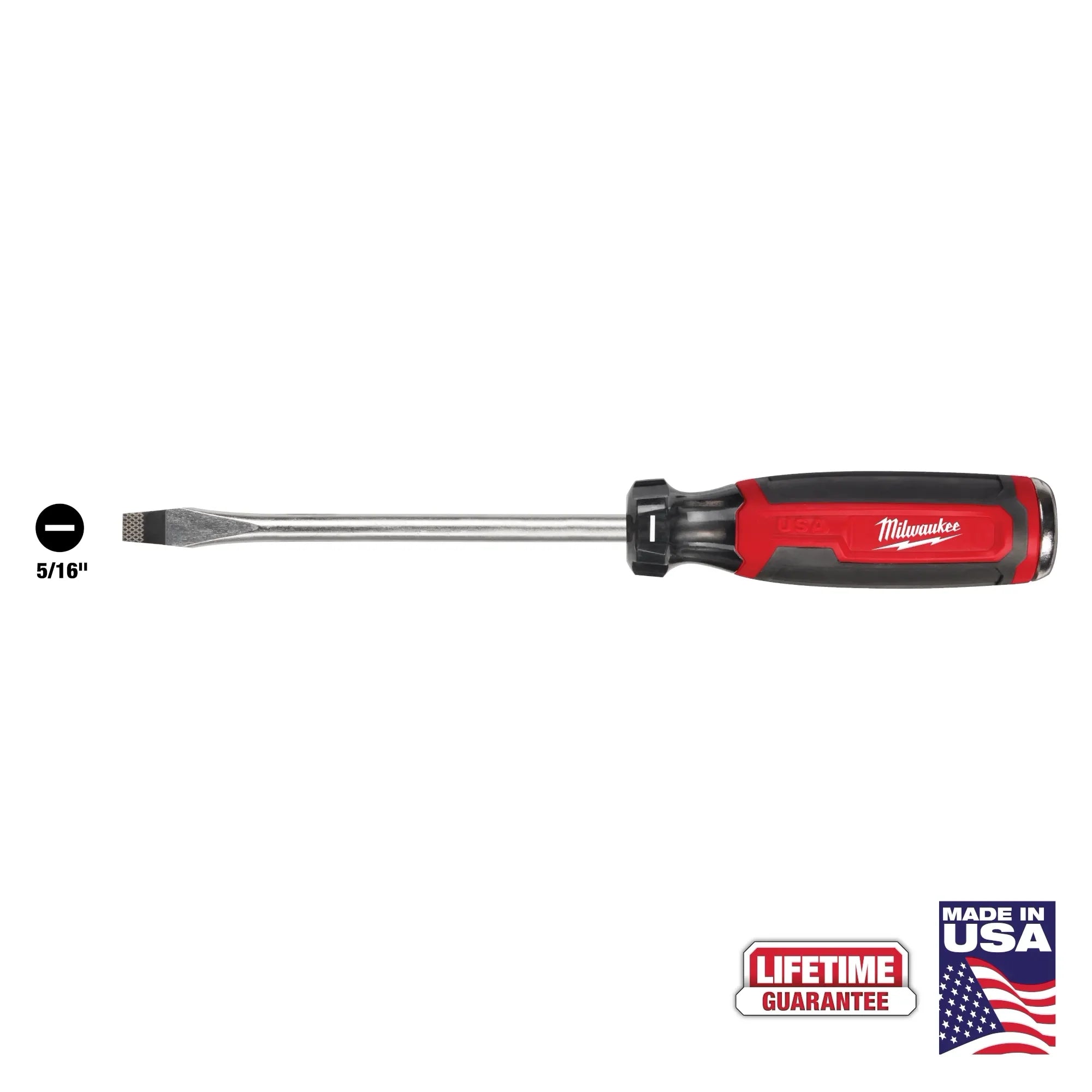 Milwaukee MT208 5/16" Slotted 6" Cushion Grip Demolition Screwdriver